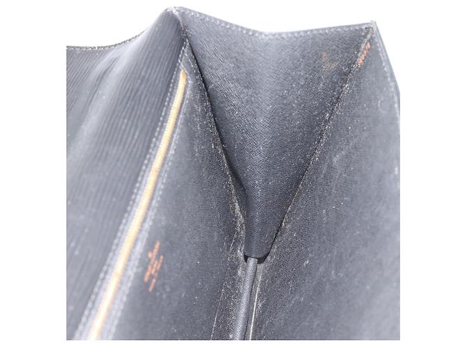 Borsa a mano LOUIS VUITTON Epi Monceau 28 Nero M52122 LV Auth BA14189 - vista 19