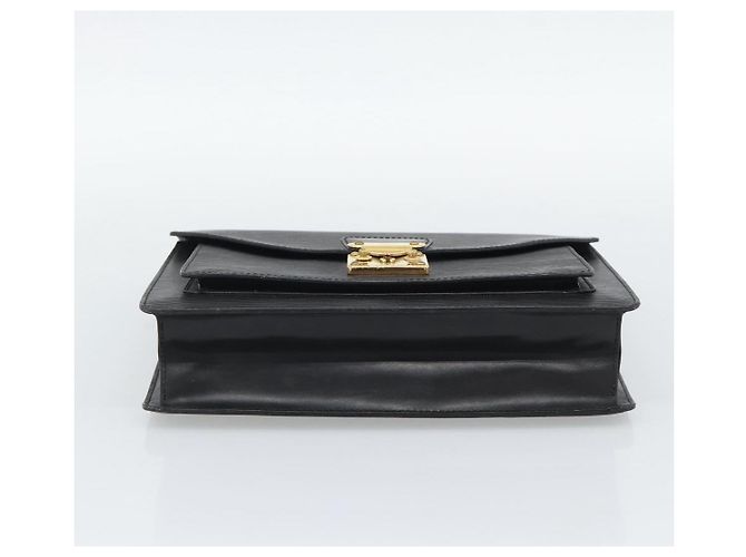 Borsa a mano LOUIS VUITTON Epi Monceau 28 Nero M52122 LV Auth BA14189 - vista 5