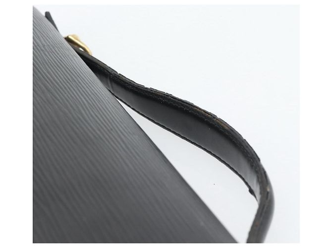 Borsa a mano LOUIS VUITTON Epi Monceau 28 Nero M52122 LV Auth BA14189 - vista 8