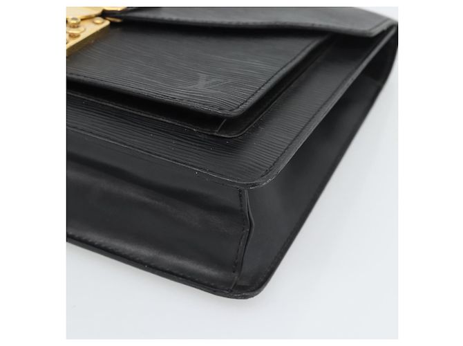 Borsa a mano LOUIS VUITTON Epi Monceau 28 Nero M52122 LV Auth BA14189 - vista 9