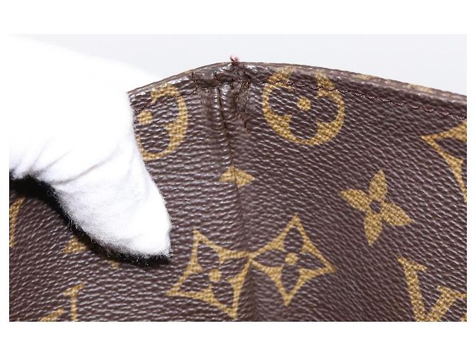 LOUIS VUITTON Monogram sack shopping pouch Pouch LV Auth 196284A Monogramma - vista 19