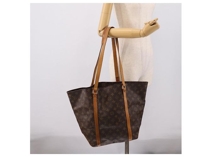 LOUIS VUITTON Monogram sack shopping pouch Pouch LV Auth 196284A Monogramma - vista 23