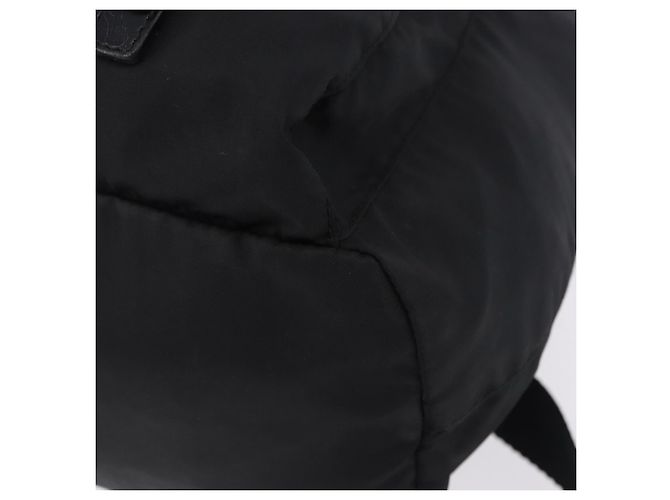 Zaino PRADA Nylon Black Silver Auth 194403 Nero Argento - vista 16