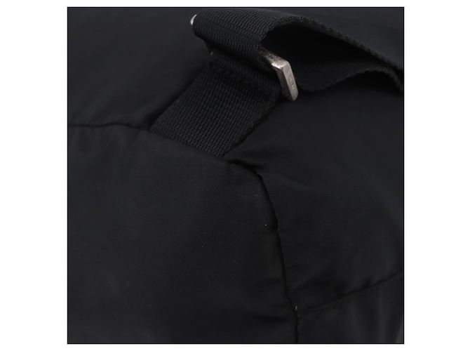 Zaino PRADA Nylon Black Silver Auth 194403 Nero Argento - vista 18