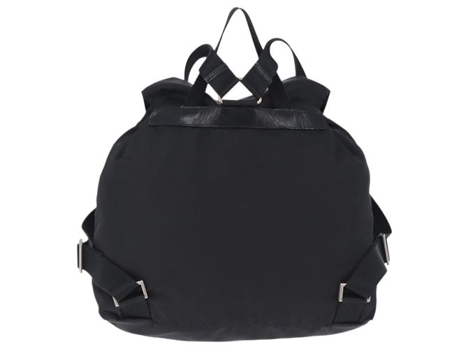 Zaino PRADA Nylon Black Silver Auth 194403 Nero Argento - vista 2