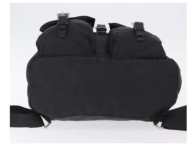 Zaino PRADA Nylon Black Silver Auth 194403 Nero Argento - vista 5