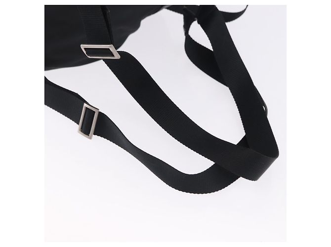 Zaino PRADA Nylon Black Silver Auth 194403 Nero Argento - vista 9