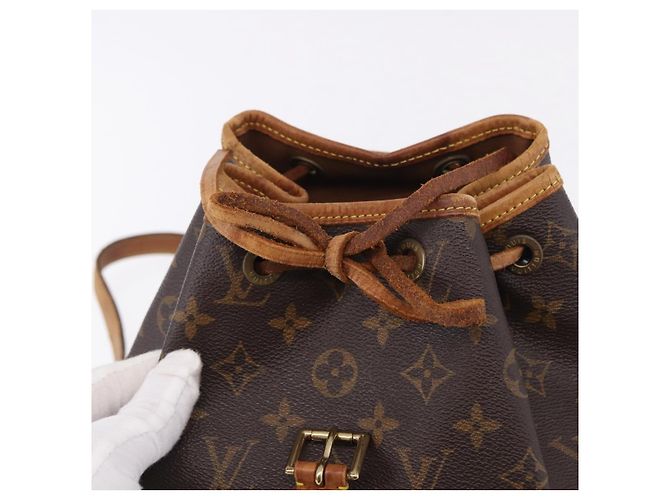 Zaino LOUIS VUITTON Monogram Montsouris MM M51136 LV Auth 195265 Monogramma - vista 10