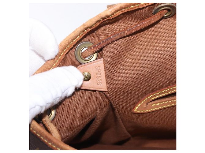 Zaino LOUIS VUITTON Monogram Montsouris MM M51136 LV Auth 195265 Monogramma - vista 12