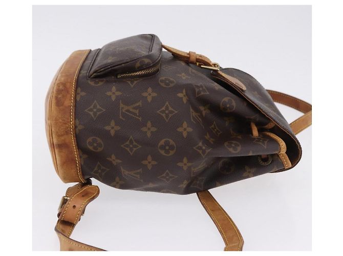 Zaino LOUIS VUITTON Monogram Montsouris MM M51136 LV Auth 195265 Monogramma - vista 3