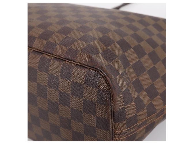 Borsa Tote LOUIS VUITTON Damier Ebene Neverfull MM N51105 LV Auth bs36474 - vista 14
