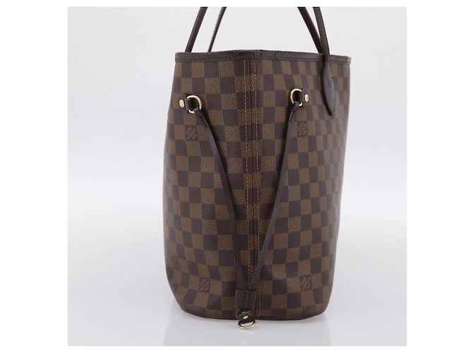 Borsa Tote LOUIS VUITTON Damier Ebene Neverfull MM N51105 LV Auth bs36474 - vista 3