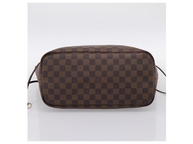 Borsa Tote LOUIS VUITTON Damier Ebene Neverfull MM N51105 LV Auth bs36474 - vista 5