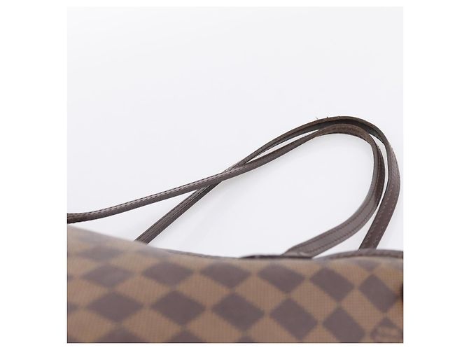 Borsa Tote LOUIS VUITTON Damier Ebene Neverfull MM N51105 LV Auth bs36474 - vista 8