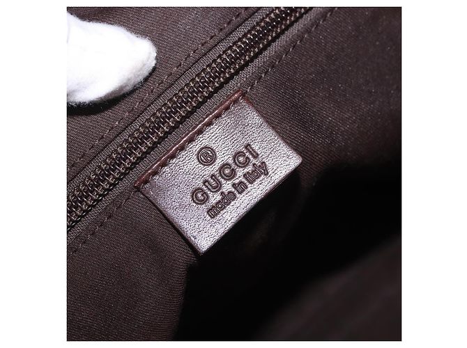 Borsa a tracolla GUCCI GG Canvas Beige Silver 145857 Auth ka5634 Argento - vista 18