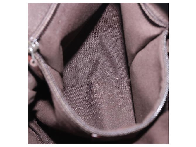 Borsa a tracolla GUCCI GG Canvas Beige Silver 145857 Auth ka5634 Argento - vista 22