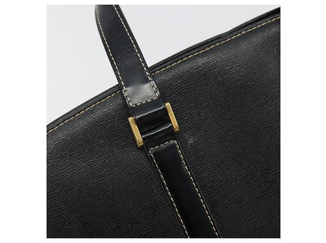 Borsa a mano Burberrys in pelle nera e oro Auth 194380 Nero D'oro - vista 11