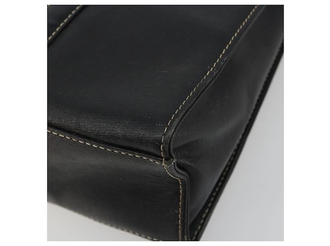 Borsa a mano Burberrys in pelle nera e oro Auth 194380 Nero D'oro - vista 15