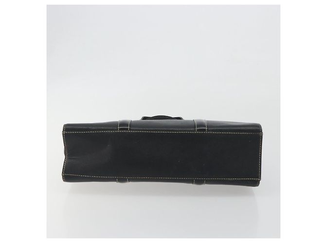 Borsa a mano Burberrys in pelle nera e oro Auth 194380 Nero D'oro - vista 5