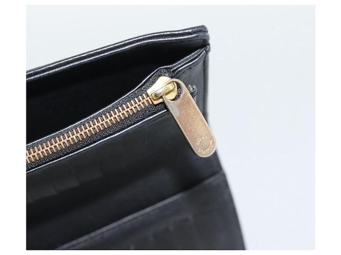 LOUIS VUITTON Monogram Mahina Portefeuille Amelia Black M95549 Auth bs36730 Negro - vista 10