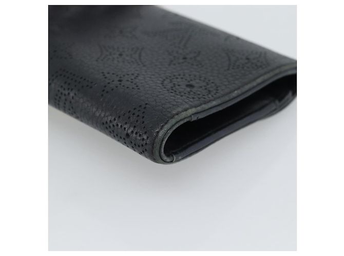 LOUIS VUITTON Monogram Mahina Portefeuille Amelia Black M95549 Auth bs36730 Negro - vista 15
