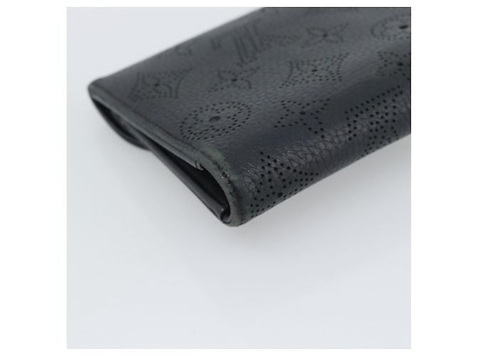 LOUIS VUITTON Monogram Mahina Portefeuille Amelia Black M95549 Auth bs36730 Negro - vista 16