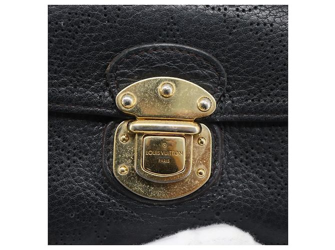 LOUIS VUITTON Monogram Mahina Portefeuille Amelia Black M95549 Auth bs36730 Negro - vista 17