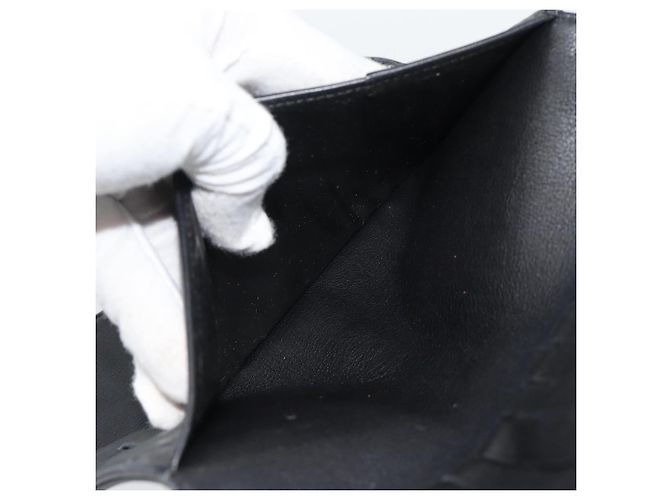 LOUIS VUITTON Monogram Mahina Portefeuille Amelia Black M95549 Auth bs36730 Negro - vista 19