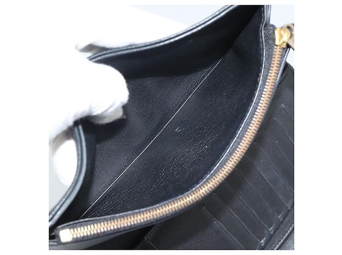 LOUIS VUITTON Monogram Mahina Portefeuille Amelia Black M95549 Auth bs36730 Negro - vista 21