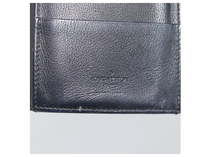 LOUIS VUITTON Monogram Mahina Portefeuille Amelia Black M95549 Auth bs36730 Negro - vista 22