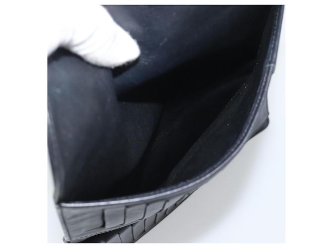 LOUIS VUITTON Monogram Mahina Portefeuille Amelia Black M95549 Auth bs36730 Negro - vista 9