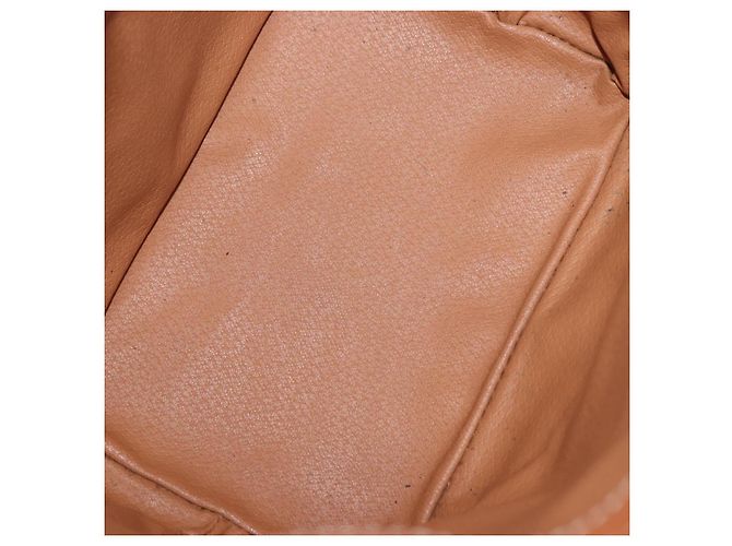 16 Céline Borsa a tracolla CELINE Macadam PVC Pelle Marrone Tono Oro Auth 195775 - vista 11