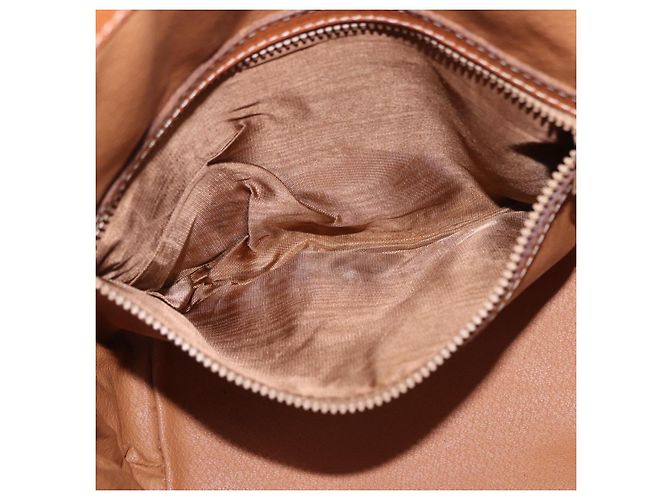 16 Céline Borsa a tracolla CELINE Macadam PVC Pelle Marrone Tono Oro Auth 195775 - vista 24