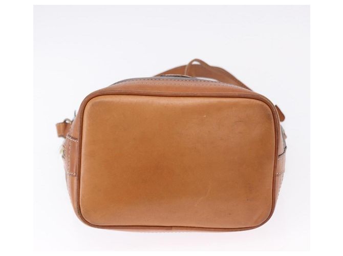 16 Céline Borsa a tracolla CELINE Macadam PVC Pelle Marrone Tono Oro Auth 195775 - vista 5
