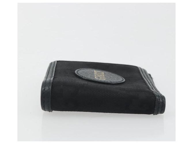 Portafoglio GUCCI GG Canvas Of The Grid Nero 625574 Auth bs36744 - vista 4