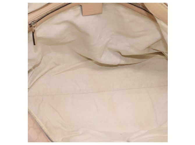 Borsa Tote GUCCI GG Canvas Rosa Tono Oro 257068 Auth BA14937 - vista 11