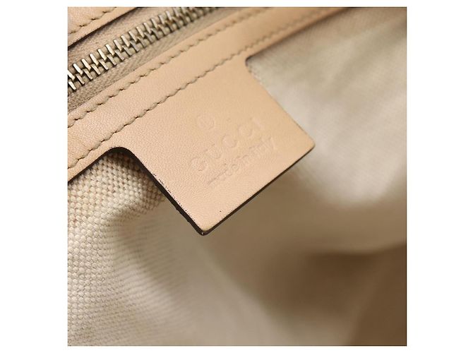 Borsa Tote GUCCI GG Canvas Rosa Tono Oro 257068 Auth BA14937 - vista 17