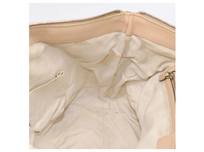 Borsa Tote GUCCI GG Canvas Rosa Tono Oro 257068 Auth BA14937 - vista 19