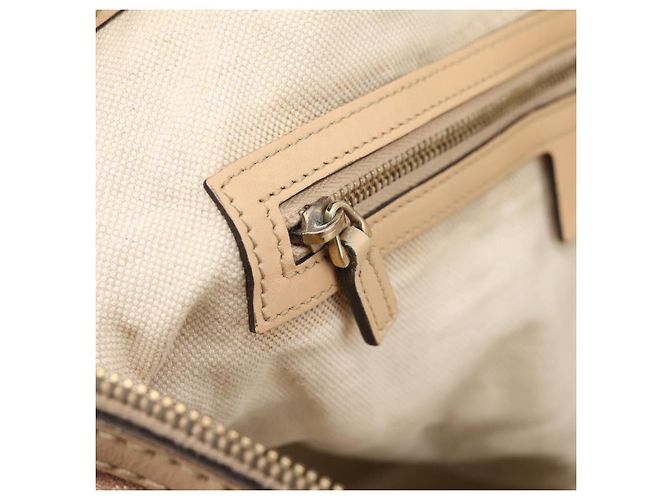 Borsa Tote GUCCI GG Canvas Rosa Tono Oro 257068 Auth BA14937 - vista 20