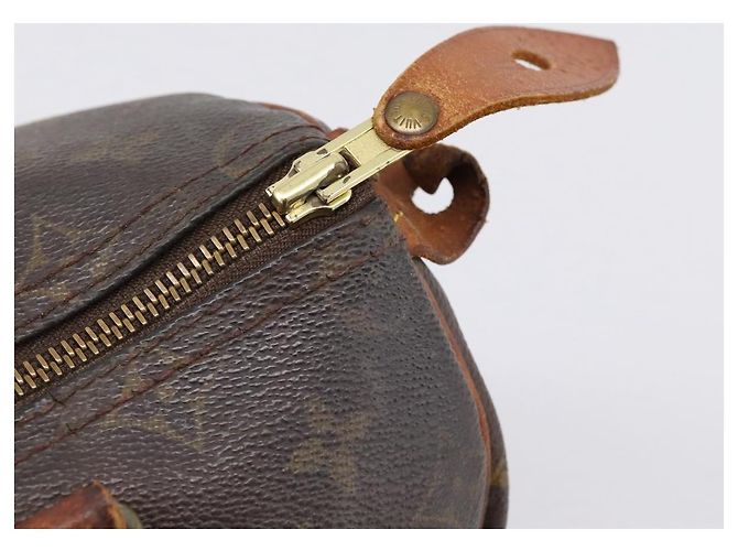 Borsa a mano LOUIS VUITTON Monogram Speedy 25 M41528 LV Auth ka5629 Monogramma - vista 10