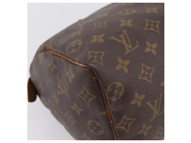 Borsa a mano LOUIS VUITTON Monogram Speedy 25 M41528 LV Auth ka5629 Monogramma - vista 14