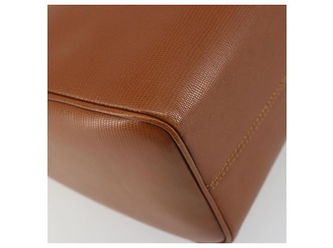 Céline Borsa a tracolla Circle CELINE in pelle marrone oro autentica 196309 D'oro - vista 16