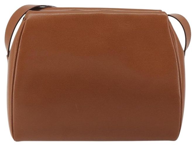 Céline Borsa a tracolla Circle CELINE in pelle marrone oro autentica 196309 D'oro - vista 2
