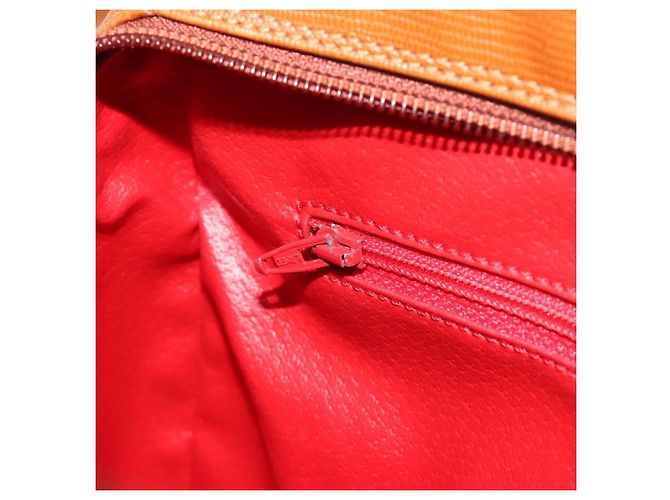Céline Borsa a tracolla Circle CELINE in pelle marrone oro autentica 196309 D'oro - vista 20