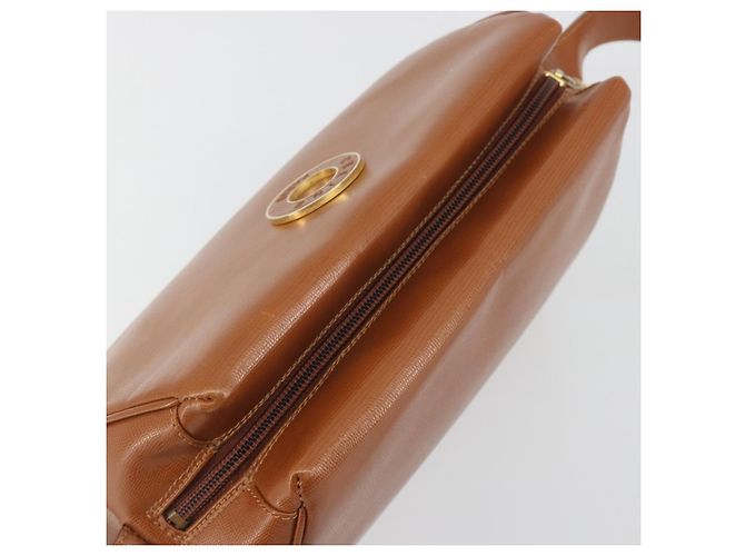 Céline Borsa a tracolla Circle CELINE in pelle marrone oro autentica 196309 D'oro - vista 6