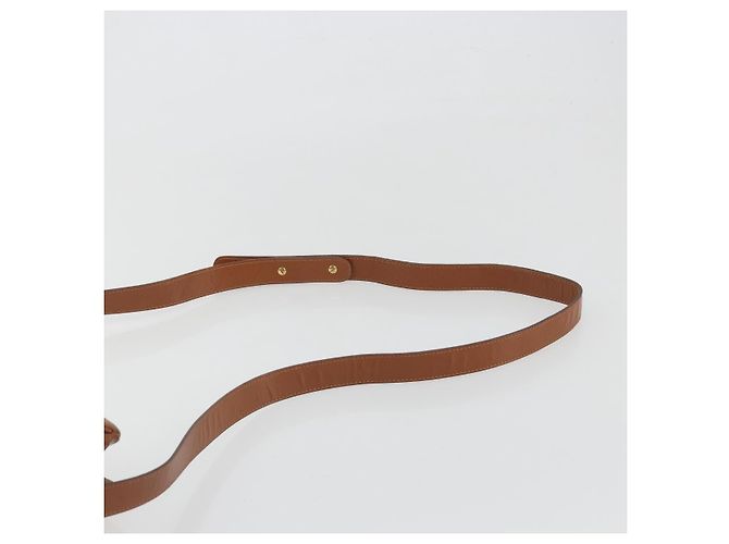 Céline Borsa a tracolla Circle CELINE in pelle marrone oro autentica 196309 D'oro - vista 8