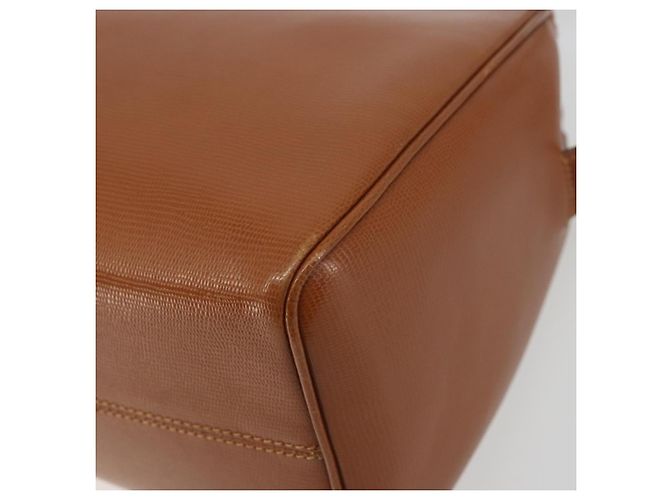Céline Borsa a tracolla Circle CELINE in pelle marrone oro autentica 196309 D'oro - vista 9