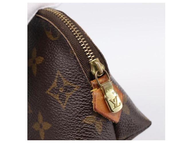 LOUIS VUITTON Monogram Pochette Cosmetic PM Beauty Case M47515 Auth BA14983 Monogramma - vista 8