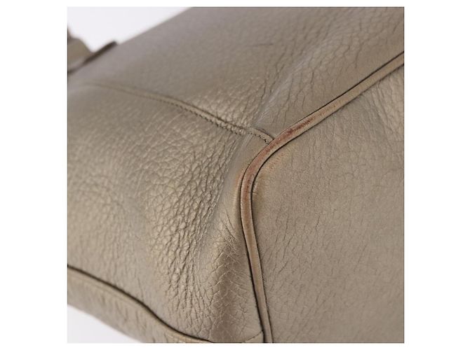 Borsa Tote LOEWE in pelle tono oro Auth 195777V - vista 16