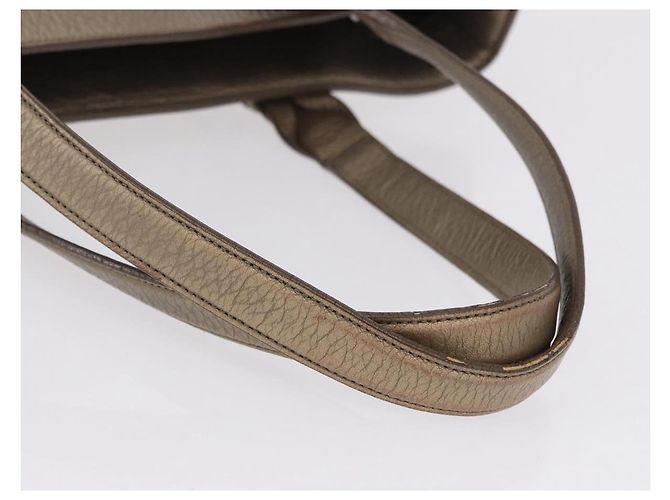 Borsa Tote LOEWE in pelle tono oro Auth 195777V - vista 7